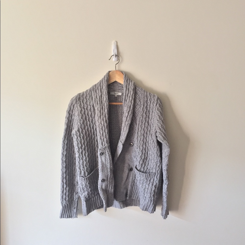 Madewell shawl collar snap cardigan - Picture 4 of 6